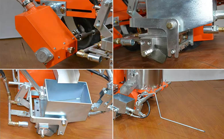 ST150 thermoplastic road marking machine