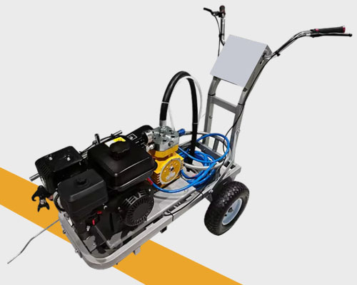 RS-280 Cold Paint Road Marking Machine, Gasoline Powered Road Painting Machine