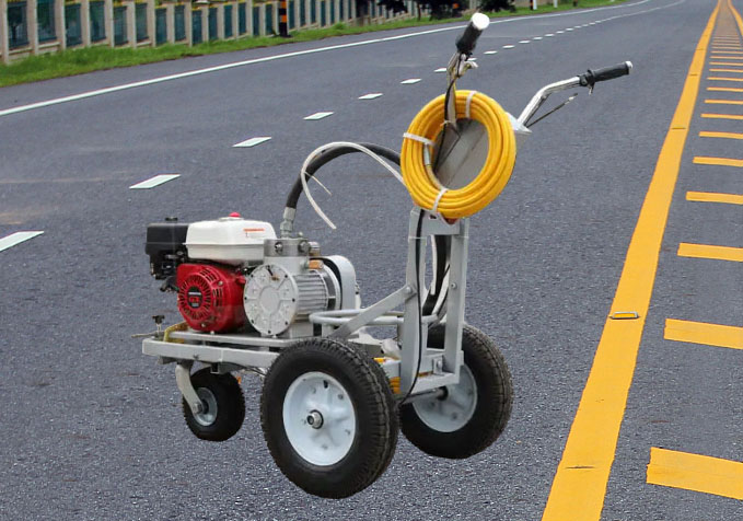 The solution of unstable pressure of road marking machine