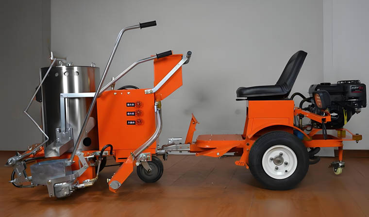 Huayuan Self-Propelled Thermoplastic Road Marking Machine Exported to Guyana