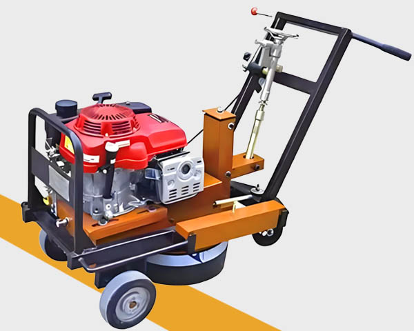 Road marking removal machine