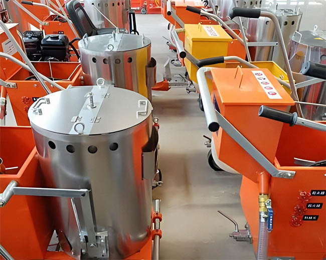Road marking machines