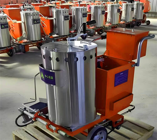 Road marking machines